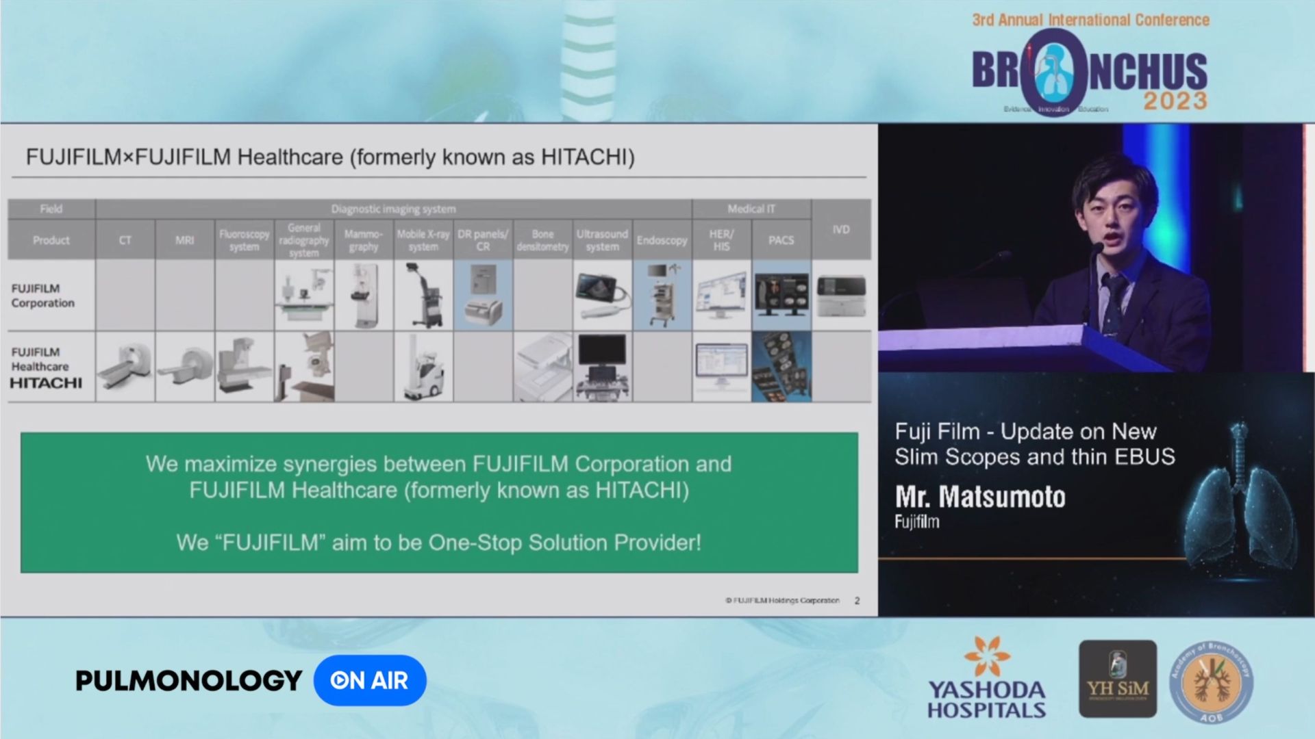 Fuji Film - Update on New slim scopes and thin EUBS - Pulmonology On Air